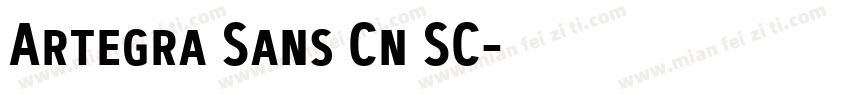 Artegra Sans Cn SC字体转换